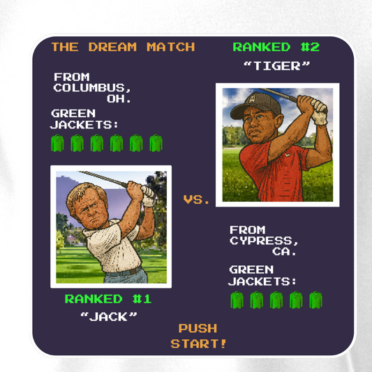 Dream Match Tee - Tiger vs Jack