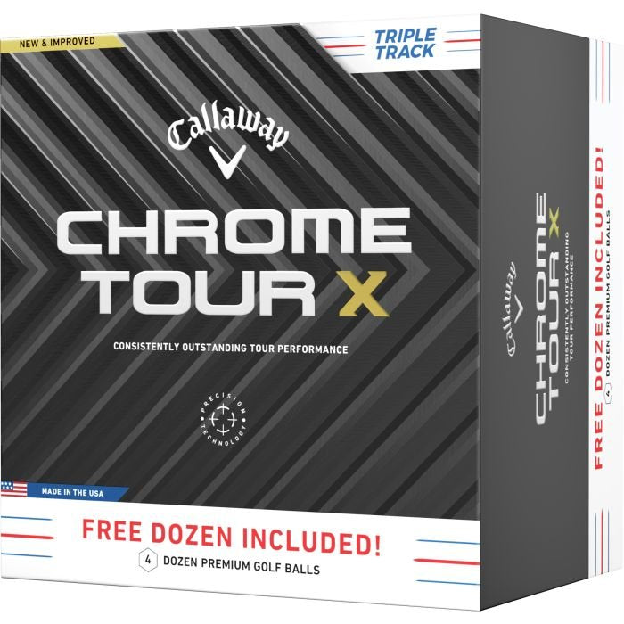 Callaway Chrome Tour X Triple Track Golf Balls 2024 - 4 Dozen