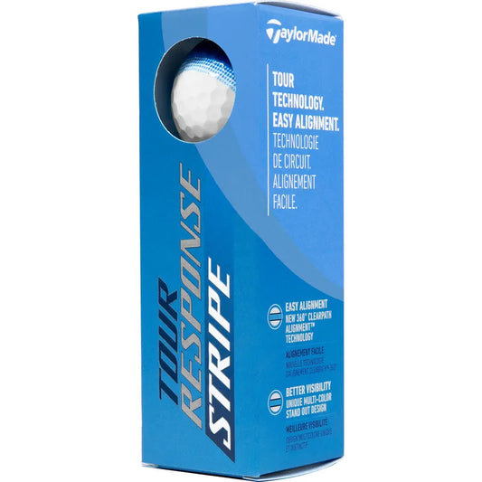 TaylorMade Tour Response Stripe Blue Golf Balls