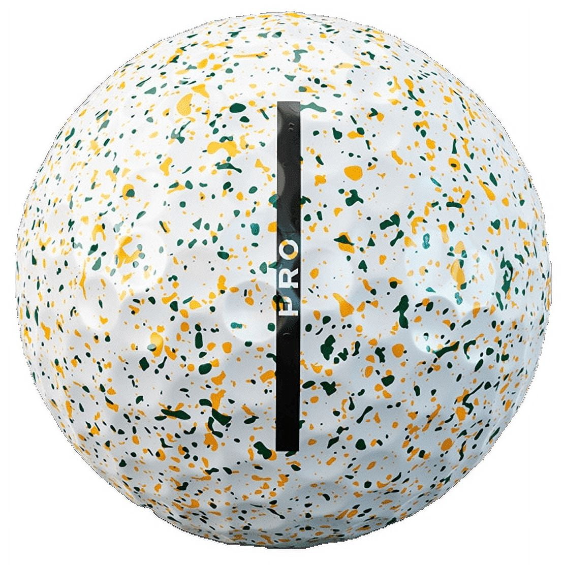 Vice Pro Golf Balls (Dark Green/Yellow Drip)