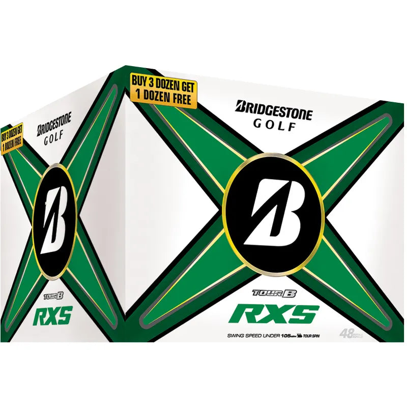 Bridgestone Tour B RXS Golf Balls - 4 Dozen