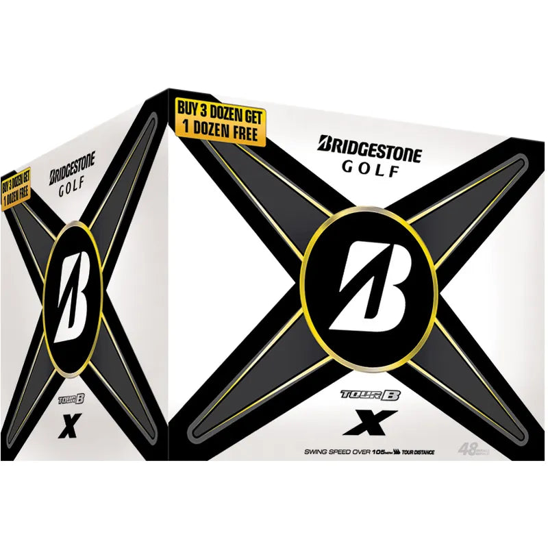 Bridgestone Tour B X Golf Balls - 4 Dozen
