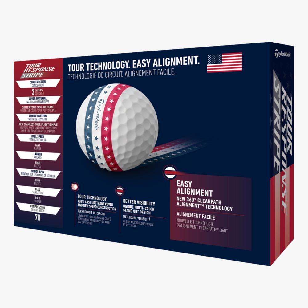 TAYLORMADE
Tour Response Stripe USA 2024 Golf Balls