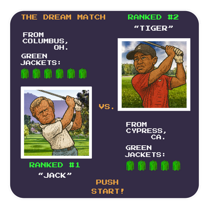 Dream Match (Jack vs Tiger) Tee